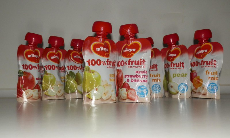 100% фруктовое пюре фирмы Milupа - лакомство для малыша и спасение для мамы