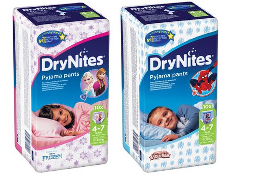 C 1 июля ночные трусики DryNites входят в список компенсируемых вспомогательных средств