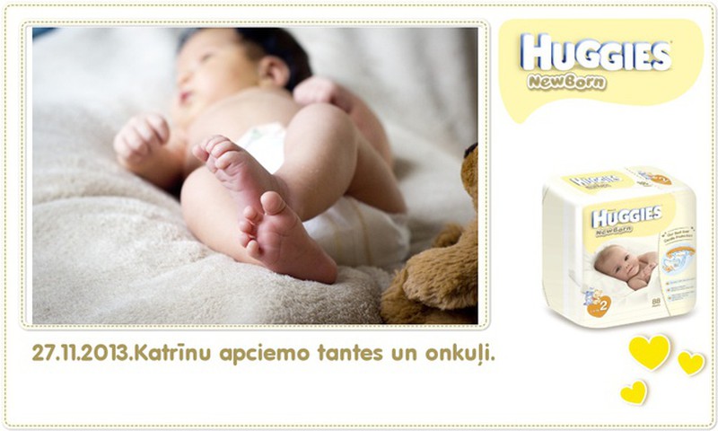 Катрина растёт вместе с Huggies® Newborn: 30 день