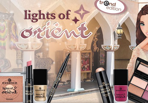 Серия косметического бренда essence "lights of orient"