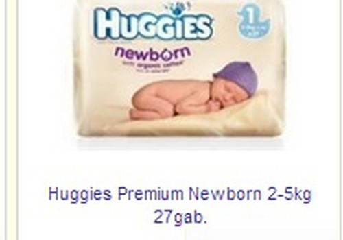 Скидки на Huggies в Čibu-čabu