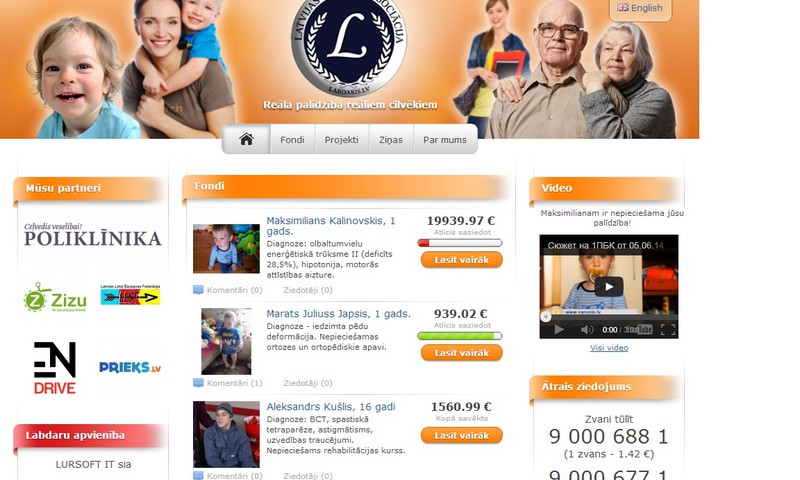 Новый уровень благотворительности в Латвии