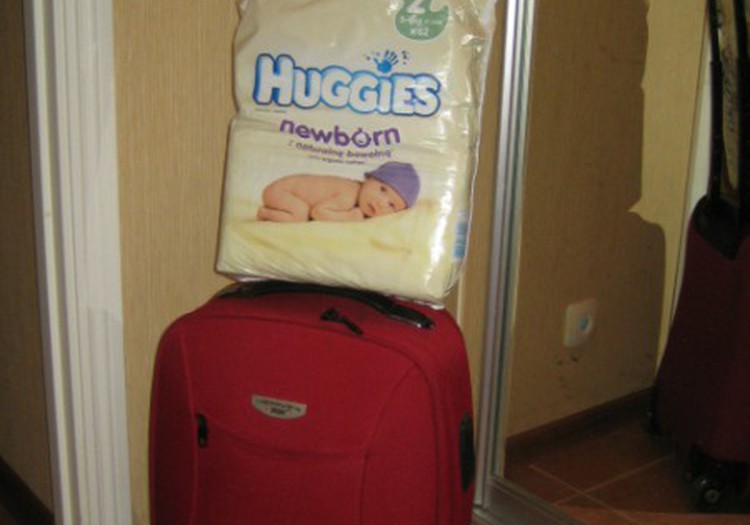 Приключения красного чемоданчика или 43 недели беременности!