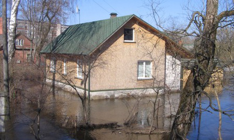 В Резекне - весеннее наводнение