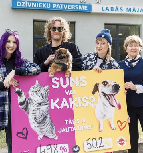 При голосовании 49,8% против 50,2% стало ясно, что Латвия - страна собаководов!