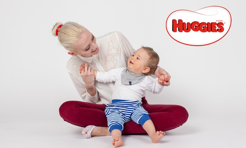 Язеп тестирует Huggies® Ultra Comfort для чемпионов