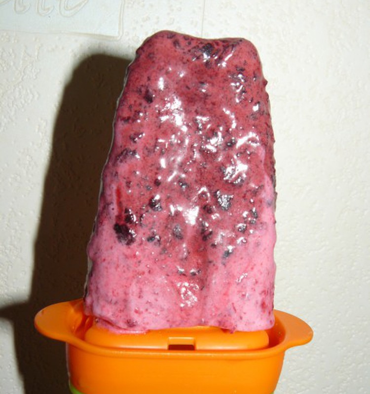 Чернично-малиновое мороженое - вкусно, быстро, полезно