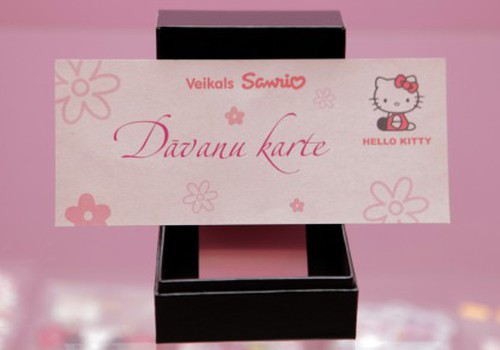 Подарочную карту от Hello Kitty получает...