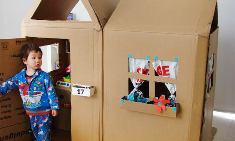 Игрушки из коробок