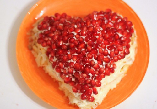 Салат для любимого «Мое сердце - твое»