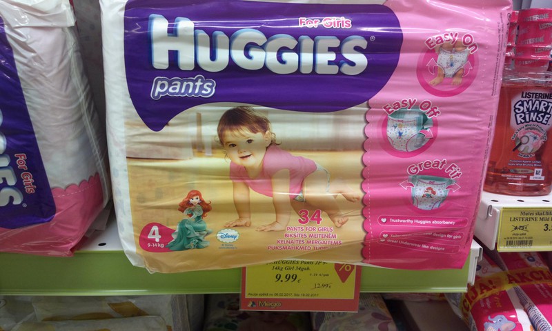 Акция на Huggies Pants и распродажа влажных салфеток