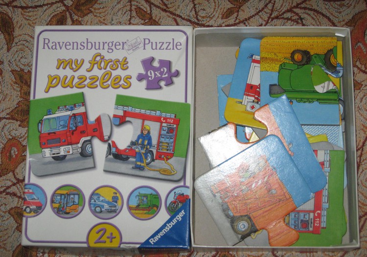 НОВАЯ РУБРИКА "ИГРОТЕКА": My first puzzles от Ravensburger