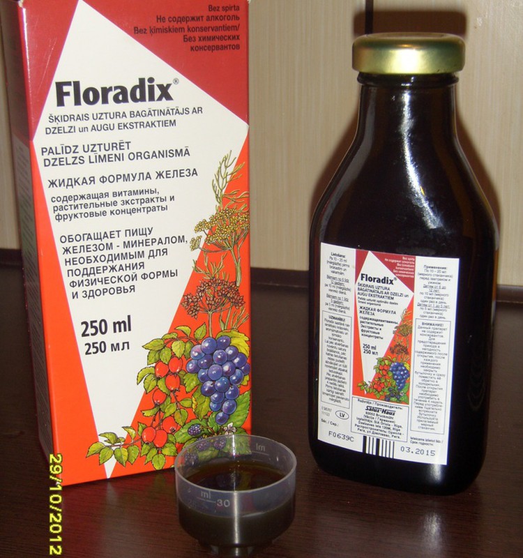 Принимаем железо с Floradix!