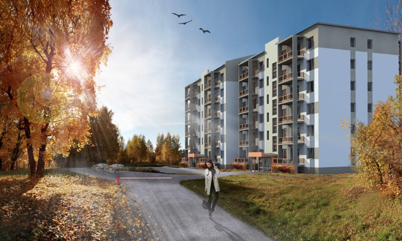 Новый проект жилого дома скандинавской компании NCC в Пардаугаве