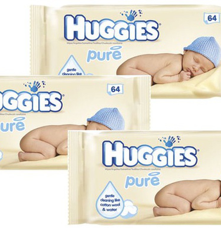 В магазинах Maxima акция на салфетки Huggies®