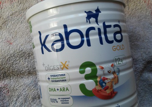 Изменения в питании с Kabrita 
