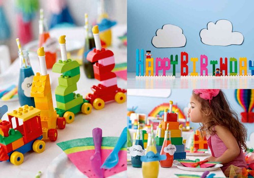 Как построить красочный день рождения из LEGO?