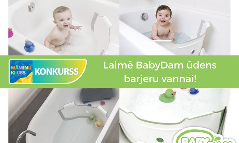 КОНКУРС Facebook: выиграй водный барьер для ванны BabyDam!