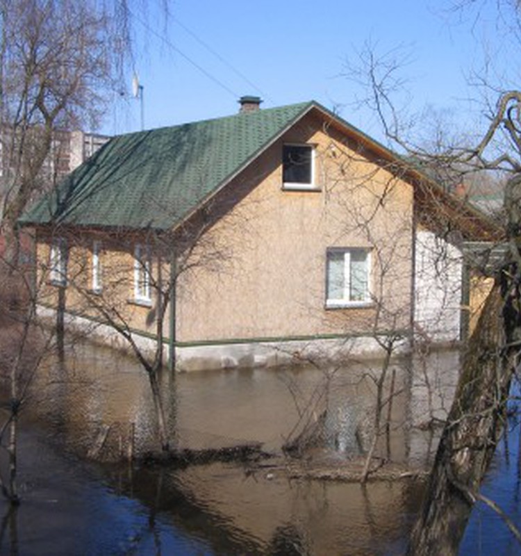 В Резекне - весеннее наводнение