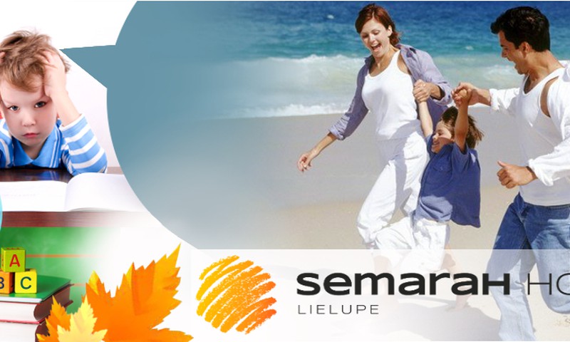 Поймай лето за хвост!  Отдохни вместе с SemaraH Hotel Lielupe перед началом учебного года!