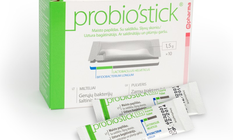 Источник благоприятных бактерий для кишечного тракта Probio'stick в A.Aptiekа за 7,18EUR!