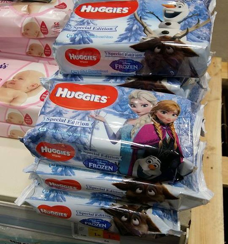 Хорошее предложение на влажные салфетки Huggies в Depo