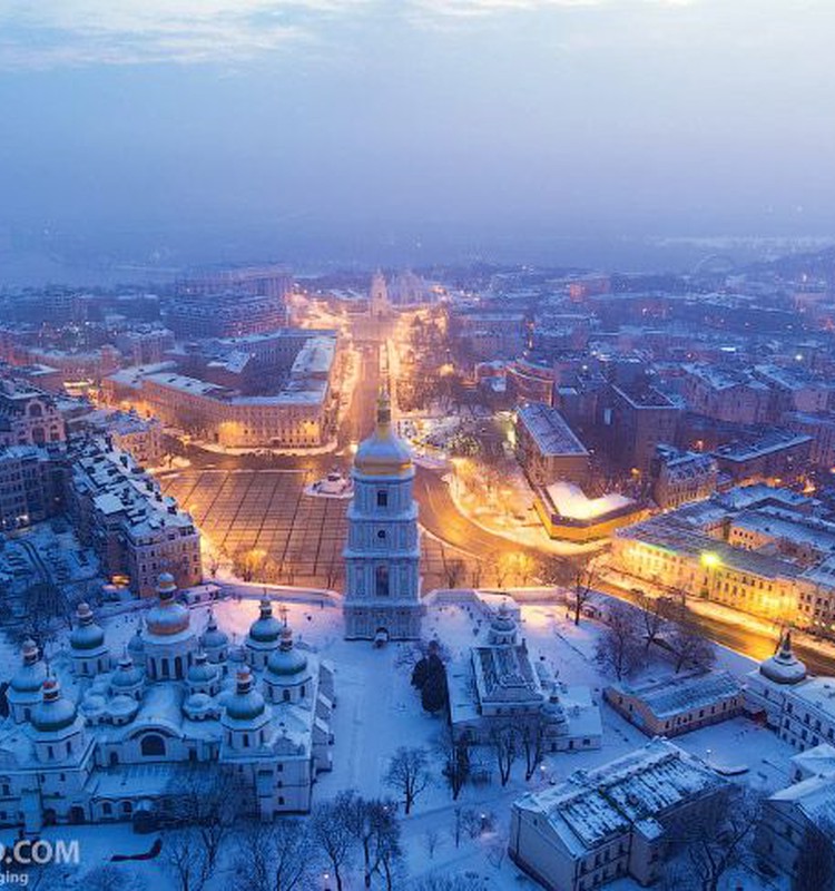 Киев: четыре времени года. Зима