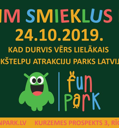 Fun Park - новый парк аттракционов в Риге!