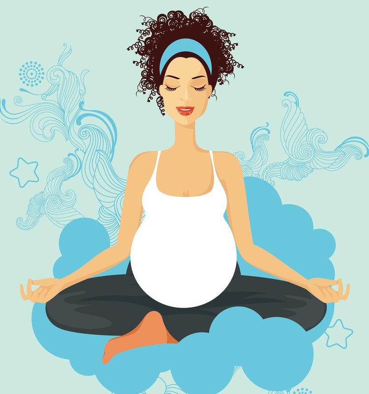 ОЛЯ: Беременность и контроль веса (пробую йогу)