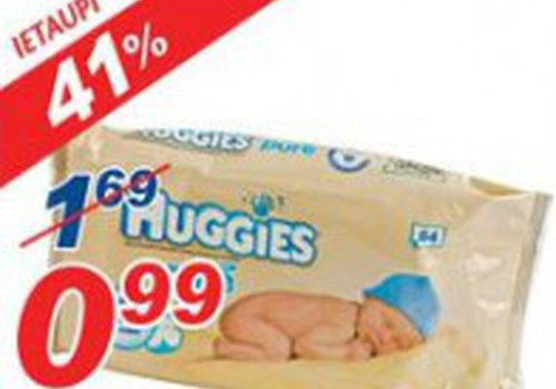 Скидки на влажные салфетки Huggies со 2 по 8 ноября!