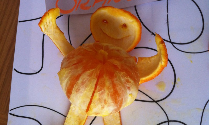 №2 Александра. Я - большая мандаринка - апельсинка! 