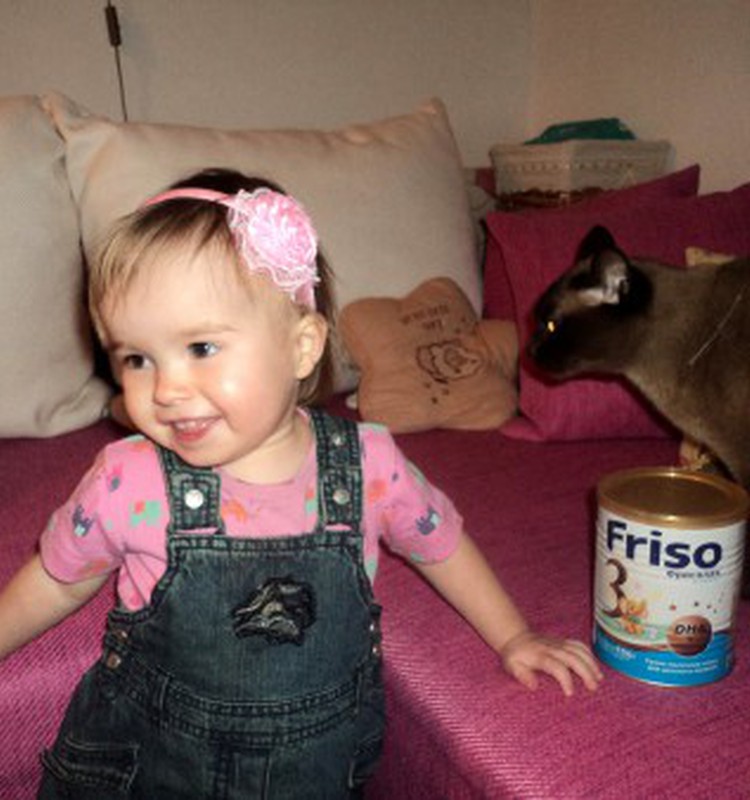 Отчет о том, как Патриция попробовала молочную смесь Friso Gold 3