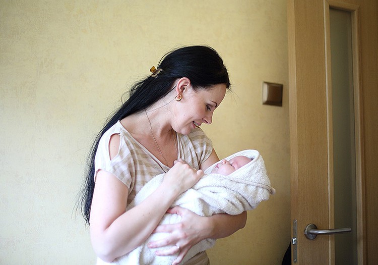 Нюхаем маму и щупаем папу