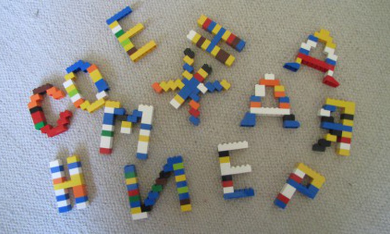 Лего-буквы