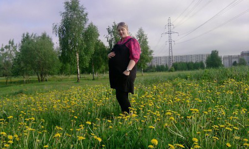 Одна из самых активных летних пузатиков родила сегодня девочку!
