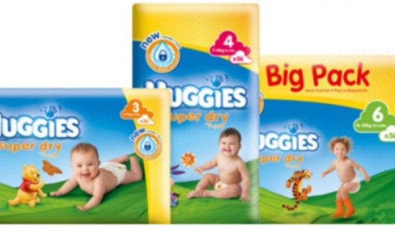 Акция на подгузники Huggies® Super Dry в магазине PRISMA