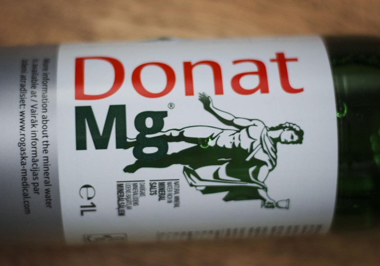 Минеральная вода Donat Mg, как источник магния
