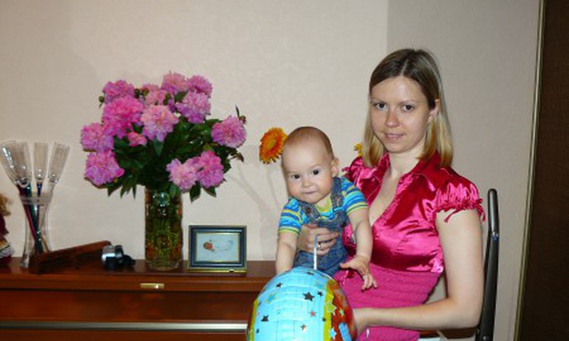 Как мы праздновали наш с Вовкой первый день рождения