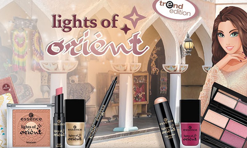 Серия косметического бренда essence "lights of orient"